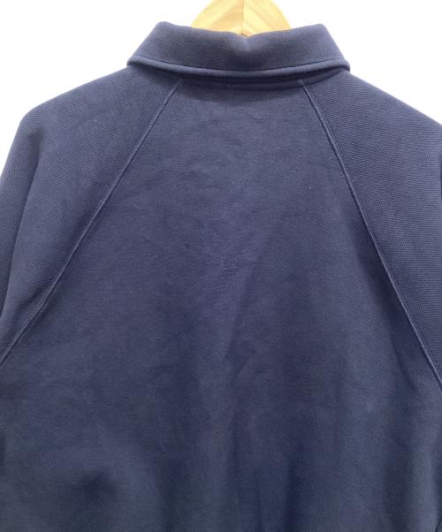 LACOSTE（ラコステ）LACOSTE (ラコステ) ダブルフェイス鹿の子地ポロスウェット ネイビー サイズ:US Sの古着・服飾アイテム