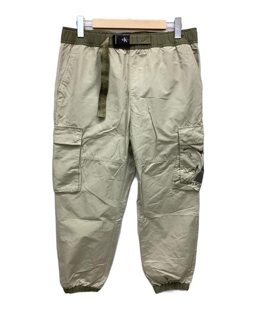 Calvin Klein Jeans（カルバンクラインジーンズ）Calvin Klein Jeans (カルバンクラインジーンズ) パンツ ライトグリーン サイズ:Mの古着・服飾アイテム