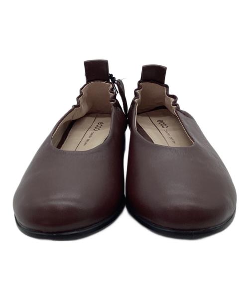 ECCO（エコー）ECCO (エコー) パンプス ブラウン サイズ:22.5の古着・服飾アイテム