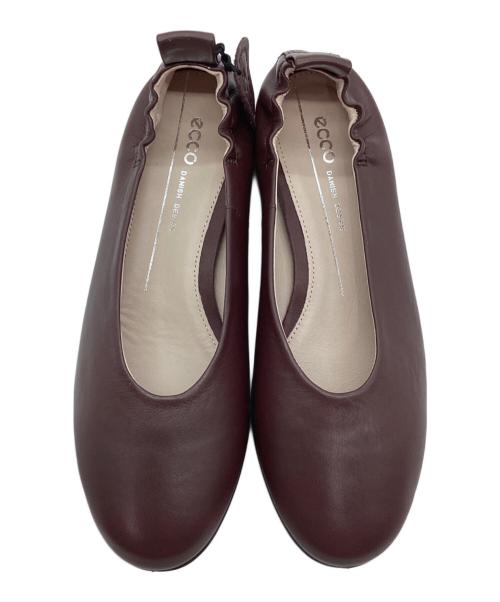 ECCO（エコー）ECCO (エコー) パンプス ブラウン サイズ:22.5の古着・服飾アイテム