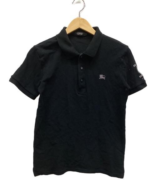 BURBERRY BLACK LABEL（バーバリーブラックレーベル）BURBERRY BLACK LABEL (バーバリーブラックレーベル) ポロシャツ ブラック サイズ:2の古着・服飾アイテム