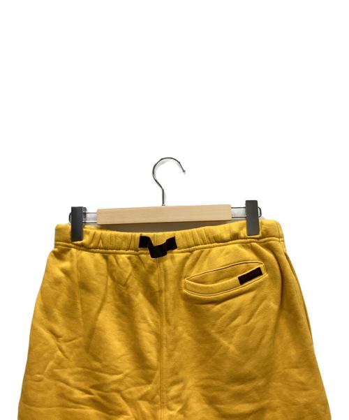 GRAMICCI（グラミチ）GRAMICCI (グラミチ) BEAMS (ビームス) LOOPWHEELER (ループウィラー) スウェットハーフパンツ イエロー サイズ:Lの古着・服飾アイテム