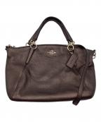 COACHコーチ）の古着「2WAYバッグ」｜ブラウン