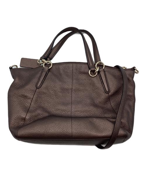 COACH（コーチ）COACH (コーチ) 2WAYバッグ ブラウンの古着・服飾アイテム