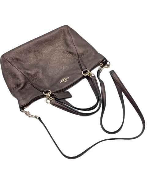 COACH（コーチ）COACH (コーチ) 2WAYバッグ ブラウンの古着・服飾アイテム