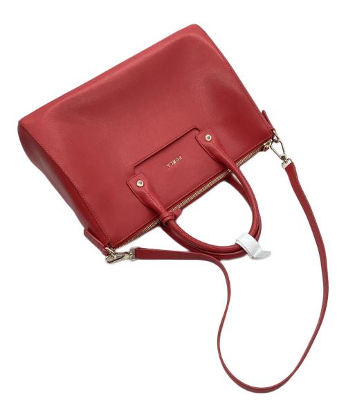 FURLA（フルラ）FURLA (フルラ) 2WAYバッグ レッドの古着・服飾アイテム