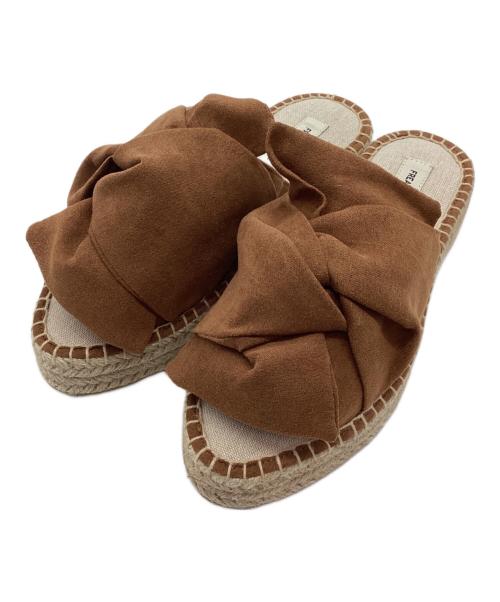 FREAK'S STORE（フリークスストア）FREAK'S STORE (フリークストア) サンダル ブラウン サイズ:36 未使用品の古着・服飾アイテム