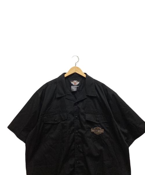HARLEY-DAVIDSON（ハーレーダビッドソン）HARLEY-DAVIDSON (ハーレーダビッドソン) 半袖シャツ ブラック サイズ:2XLの古着・服飾アイテム