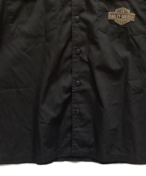 HARLEY-DAVIDSON（ハーレーダビッドソン）HARLEY-DAVIDSON (ハーレーダビッドソン) 半袖シャツ ブラック サイズ:2XLの古着・服飾アイテム