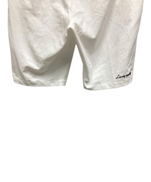 le coq sportif（ルコックスポルティフ）le coq sportif (ルコックスポルティフ) ハーフパンツ ホワイト サイズ:3Lの古着・服飾アイテム