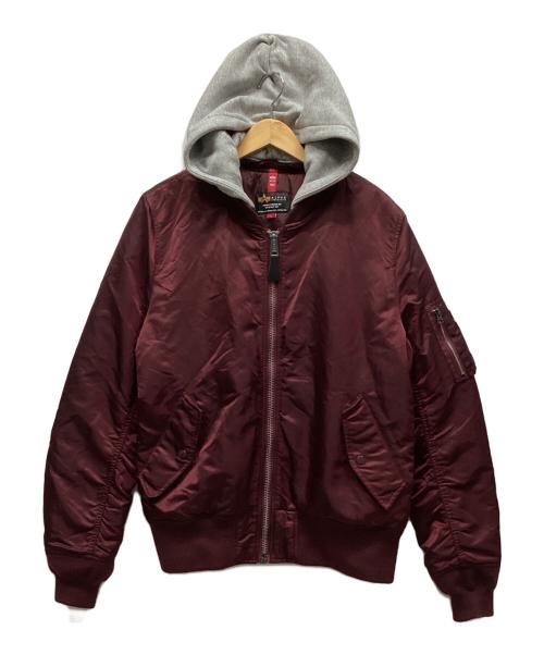 ALPHA（アルファ）ALPHA (アルファ) ブルゾン ボルドー サイズ:Lの古着・服飾アイテム