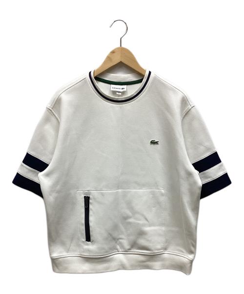 LACOSTE（ラコステ）LACOSTE (ラコステ) 半袖カットソー ホワイト サイズ:Mの古着・服飾アイテム