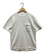 LACOSTEラコステ）の古着「ポケットTシャツ」｜ホワイト
