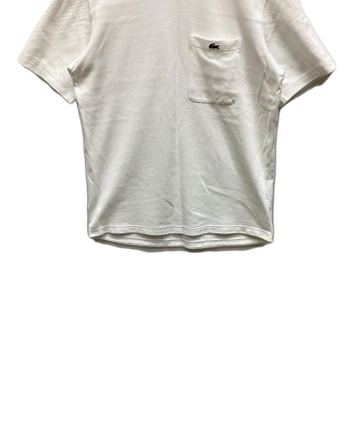 LACOSTE（ラコステ）LACOSTE (ラコステ) ポケットTシャツ ホワイト サイズ:Mの古着・服飾アイテム
