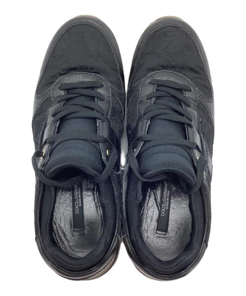 DOLCE & GABBANA（ドルチェ＆ガッバーナ）DOLCE & GABBANA (ドルチェ＆ガッバーナ) スニーカー ブラック サイズ:36の古着・服飾アイテム