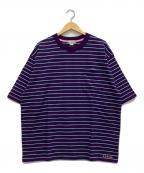 L.L.Beanエルエルビーン）の古着「ボーダーカットソー」｜パープル