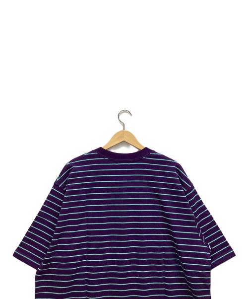 L.L.Bean（エルエルビーン）L.L.Bean (エルエルビーン) ボーダーカットソー パープル サイズ:XL 未使用品の古着・服飾アイテム