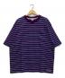 L.L.Bean（エルエルビーン）の古着「ボーダーカットソー」｜パープル