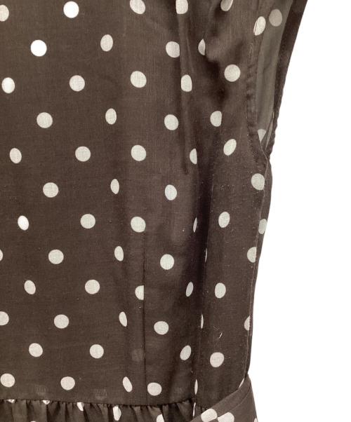 Apuweiser-riche（アプワイザーリッシェ）Apuweiser-riche (アプワイザーリッシェ) フレンチスリーブギャザーワンピース ブラウン サイズ:Sの古着・服飾アイテム