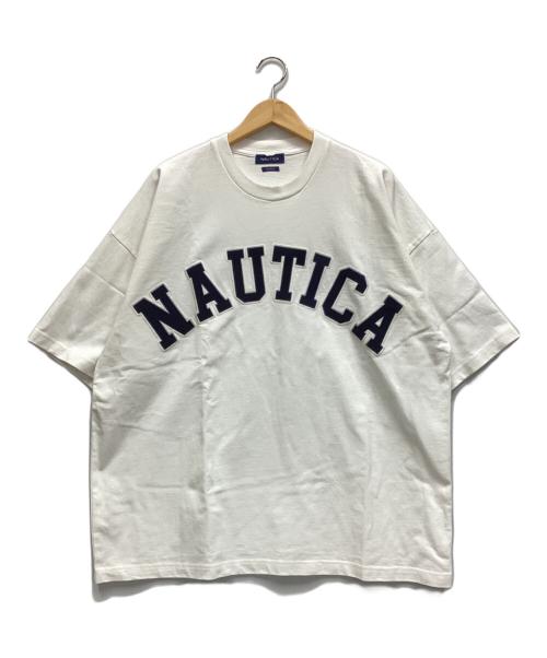 NAUTICA（ノーティカ）NAUTICA (ノーティカ) 半袖ワイドカットソー ホワイト サイズ:XLの古着・服飾アイテム