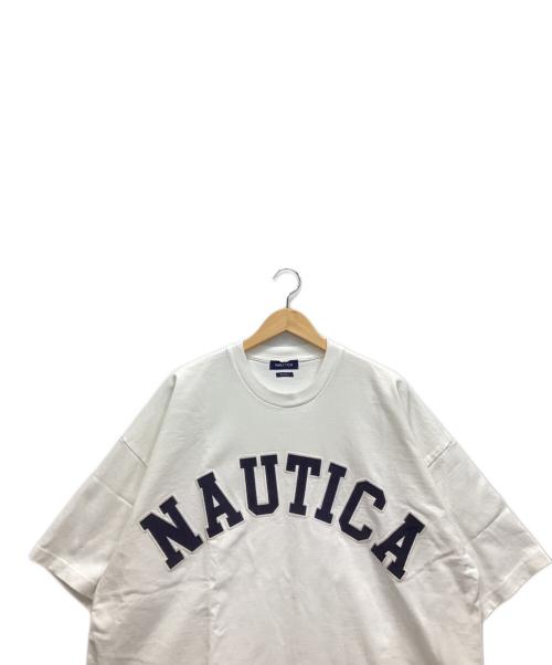 NAUTICA（ノーティカ）NAUTICA (ノーティカ) 半袖ワイドカットソー ホワイト サイズ:XLの古着・服飾アイテム