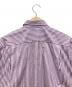 中古・古着 BEAUTY&YOUTH UNITED ARROWS (ビューティーアンドユースユナイテッドアローズ) コットンストライプショート シャツ パープル×ホワイト サイズ:表記なし：2500円