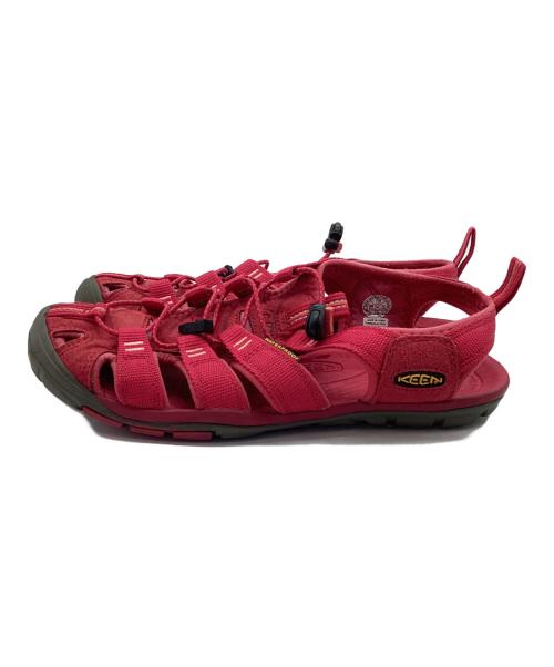 KEEN（キーン）KEEN (キーン) サンダル レッド サイズ:24.5の古着・服飾アイテム