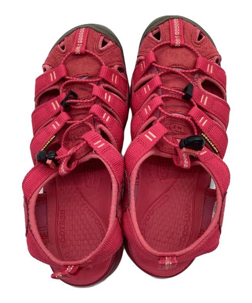 KEEN（キーン）KEEN (キーン) サンダル レッド サイズ:24.5の古着・服飾アイテム