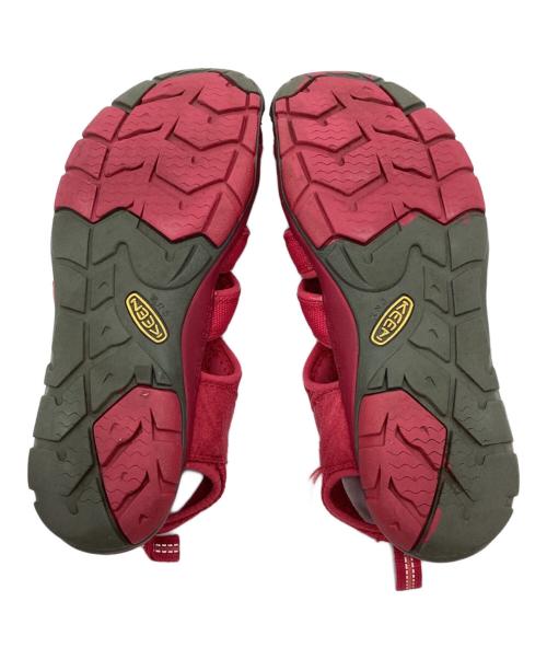 KEEN（キーン）KEEN (キーン) サンダル レッド サイズ:24.5の古着・服飾アイテム