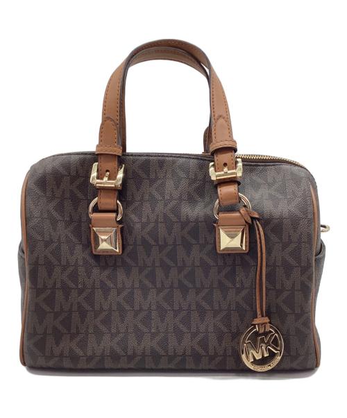 MICHAEL KORS（マイケル・コース）MICHAEL KORS (マイケルコース) ボストンバッグ ブラウンの古着・服飾アイテム