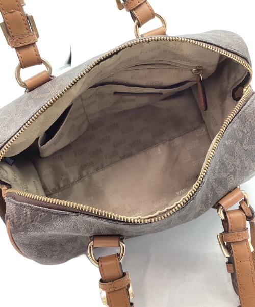 MICHAEL KORS（マイケル・コース）MICHAEL KORS (マイケルコース) ボストンバッグ ブラウンの古着・服飾アイテム