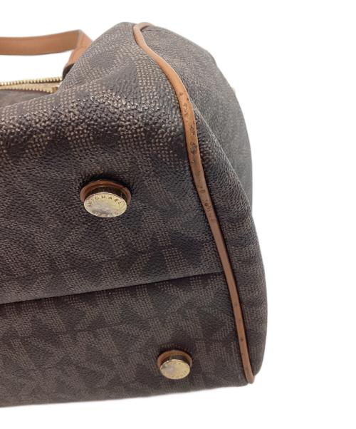 MICHAEL KORS（マイケル・コース）MICHAEL KORS (マイケルコース) ボストンバッグ ブラウンの古着・服飾アイテム