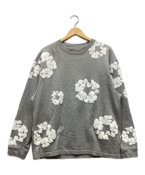 Denim Tears（デニムティアーズ）Denim Tears (デニムティアーズ) スウェット ライトグレー サイズ:Lの古着・服飾アイテム