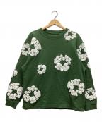 Denim Tearsデニムティアーズ）の古着「長袖カットソー」｜グリーン