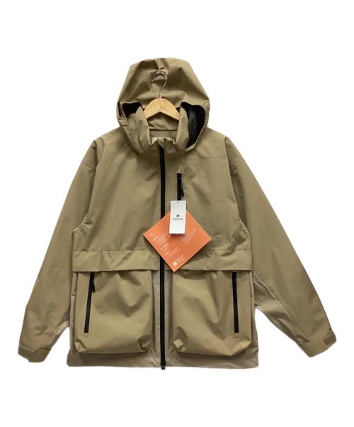 Snow peak（スノーピーク）Snow peak (スノーピーク) SYMPATEX Hybrid Rain Jacket ベージュ サイズ:M 未使用品の古着・服飾アイテム