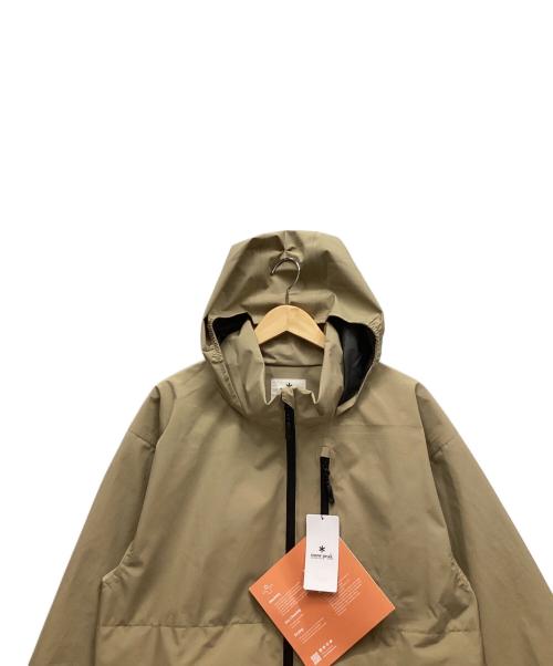 Snow peak（スノーピーク）Snow peak (スノーピーク) SYMPATEX Hybrid Rain Jacket ベージュ サイズ:M 未使用品の古着・服飾アイテム