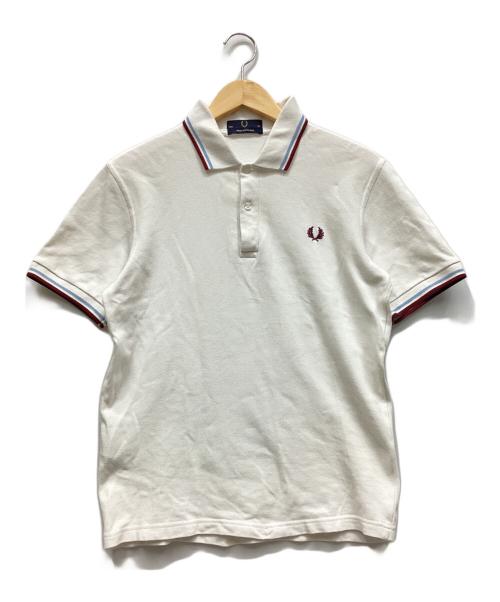 FRED PERRY（フレッドペリー）FRED PERRY (フレッドペリー) ポロシャツ ホワイト サイズ:Mの古着・服飾アイテム