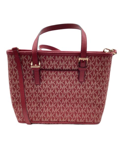 MICHAEL KORS（マイケル・コース）MICHAEL KORS (マイケルコース) 2WAYバッグ レッドの古着・服飾アイテム
