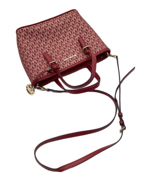 MICHAEL KORS（マイケル・コース）MICHAEL KORS (マイケルコース) 2WAYバッグ レッドの古着・服飾アイテム