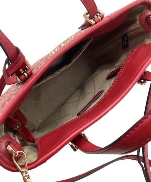 MICHAEL KORS（マイケル・コース）MICHAEL KORS (マイケルコース) 2WAYバッグ レッドの古着・服飾アイテム