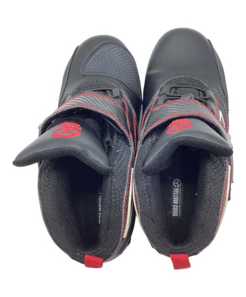 YELLOW CORN（イエローコーン）YELLOW CORN (イエローコーン) ライディングシューズ ブラック×レッド サイズ:26の古着・服飾アイテム