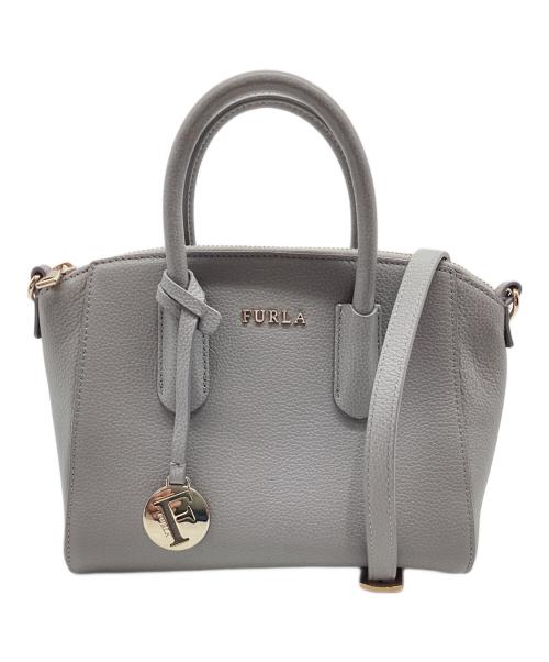 FURLA（フルラ）FURLA (フルラ) 2WAYバッグ ライトグレーの古着・服飾アイテム