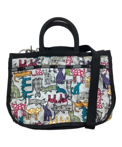 LeSportsac（レスポートサック）LeSportsac (レスポートサック) 2WAYバッグ ライトグレーの古着・服飾アイテム