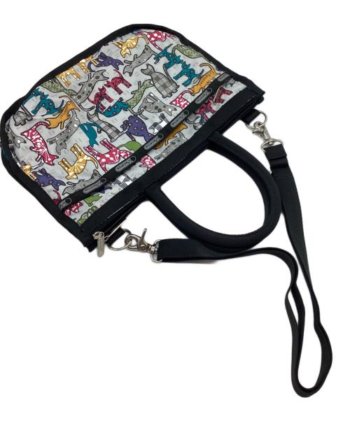 LeSportsac（レスポートサック）LeSportsac (レスポートサック) 2WAYバッグ ライトグレーの古着・服飾アイテム