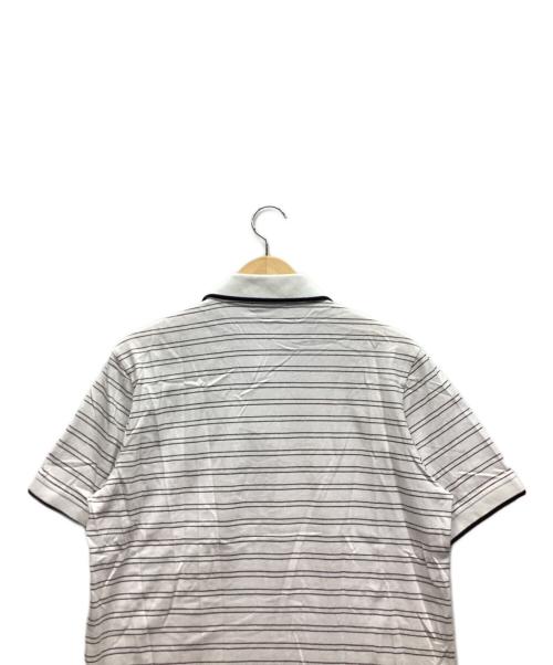 BURBERRY BLACK LABEL（バーバリーブラックレーベル）BURBERRY BLACK LABEL (バーバリーブラックレーベル) ポロシャツ ホワイト サイズ:3の古着・服飾アイテム