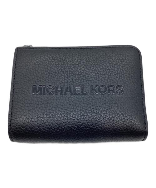 MICHAEL KORS（マイケル・コース）MICHAEL KORS (マイケルコース) 2つ折り財布 ブラックの古着・服飾アイテム