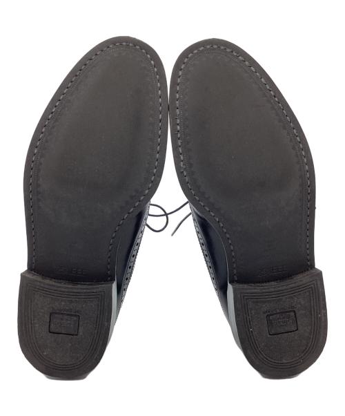 HARUTA（ハルタ）HARUTA (ハルタ) ウィングチップシューズ ブラック×ホワイト サイズ:251/2の古着・服飾アイテム