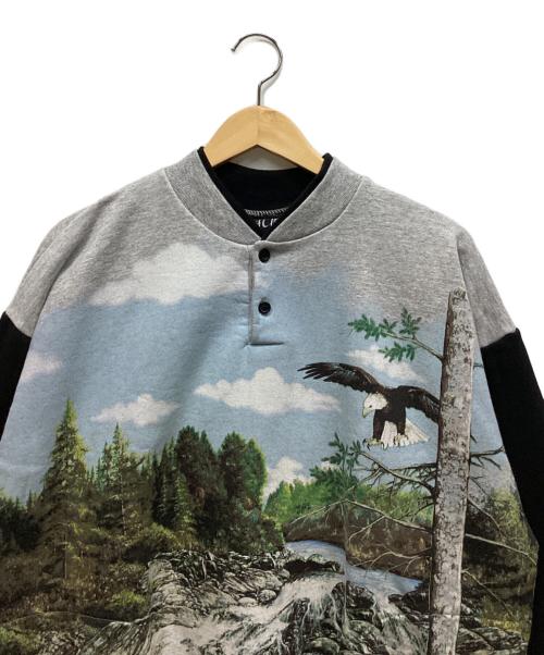 Art Unlimited sportswear（アートアンリミテッドスポーツウェア）Art Unlimited sportswear (アートアンリミテッドスポーツウェア) アートプリントスウェット グレー サイズ:表記なしの古着・服飾アイテム