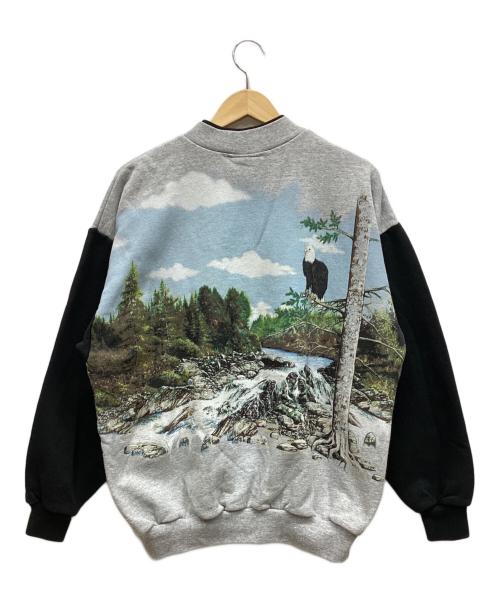 Art Unlimited sportswear（アートアンリミテッドスポーツウェア）Art Unlimited sportswear (アートアンリミテッドスポーツウェア) アートプリントスウェット グレー サイズ:表記なしの古着・服飾アイテム