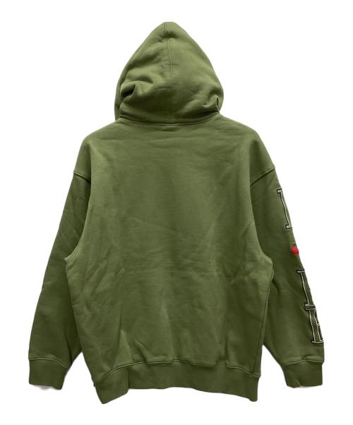 SUPREME（シュプリーム）SUPREME (シュプリーム) NIKE (ナイキ) 裏起毛パーカー グリーン サイズ:Sの古着・服飾アイテム